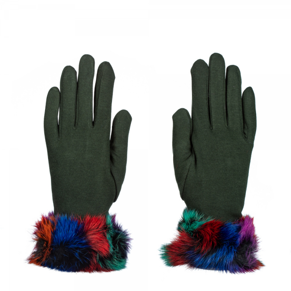 Γυναικεία γάντια Sama πράσινα, 3 - Kalapod.gr